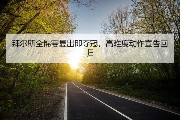 拜尔斯全锦赛复出即夺冠，高难度动作宣告回归 | yaxin